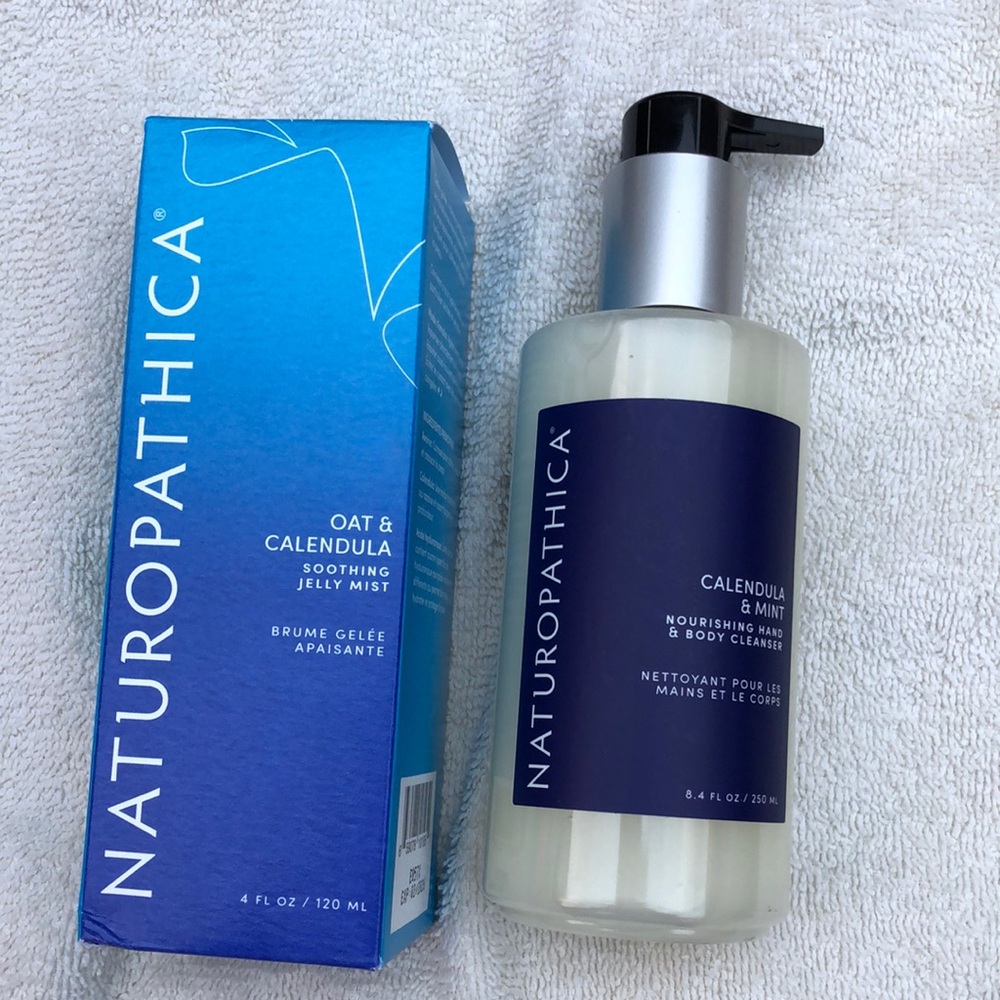 NATUROPATHIC Bundle Calendula & Mint Cleanser + Oat & Calendula Jelly Mi…